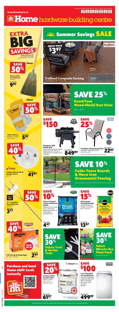 Home Hardware Building Centre (ON) Flyer May 19 to 25