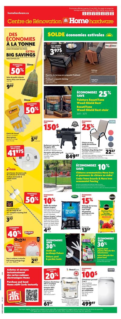 Home Hardware Building Centre (QC) Flyer May 19 to 25