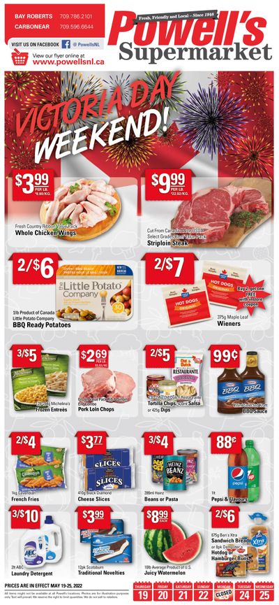 Powell's Supermarket Flyer May 19 to 25