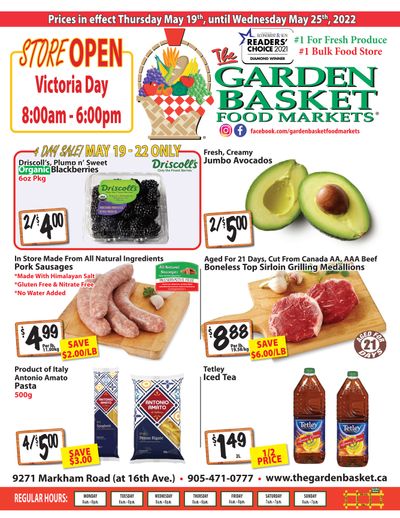 The Garden Basket Flyer May 19 to 25