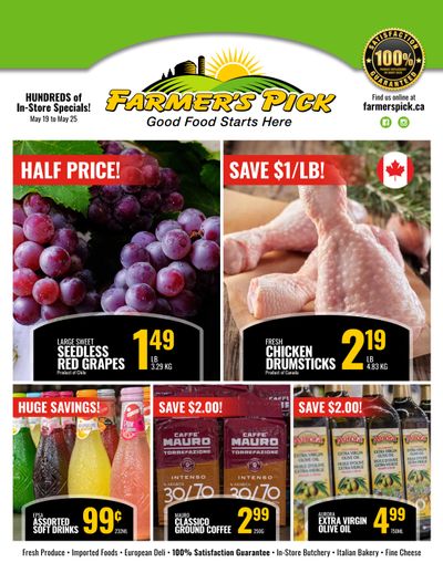 Farmer's Pick Flyer May 19 to 25
