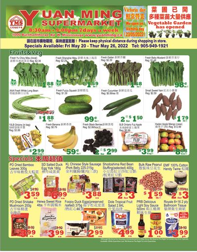 Yuan Ming Supermarket Flyer May 20 to 26