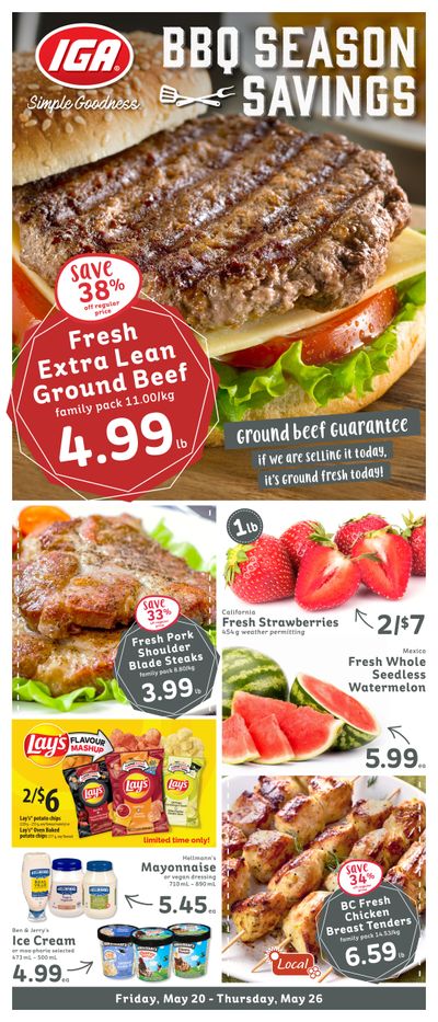 IGA Stores of BC Flyer May 20 to 26