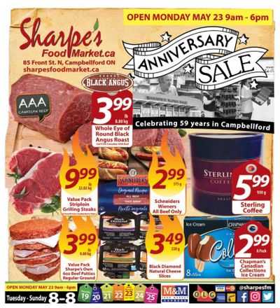 Sharpe's Food Market Flyer May 19 to 25