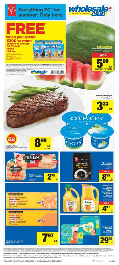 Real Canadian Wholesale Club Flyer May 19 to 25