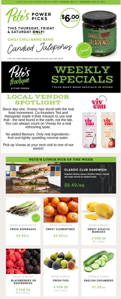 Pete's Fine Foods Flyer May 19 to 25