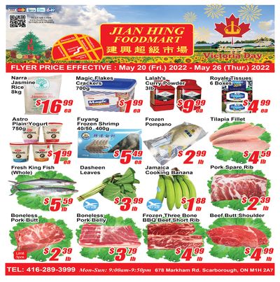 Jian Hing Foodmart (Scarborough) Flyer May 20 to 26