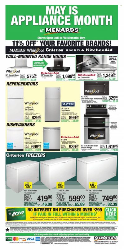 Menards Weekly Ad Flyer May 19 to May 26