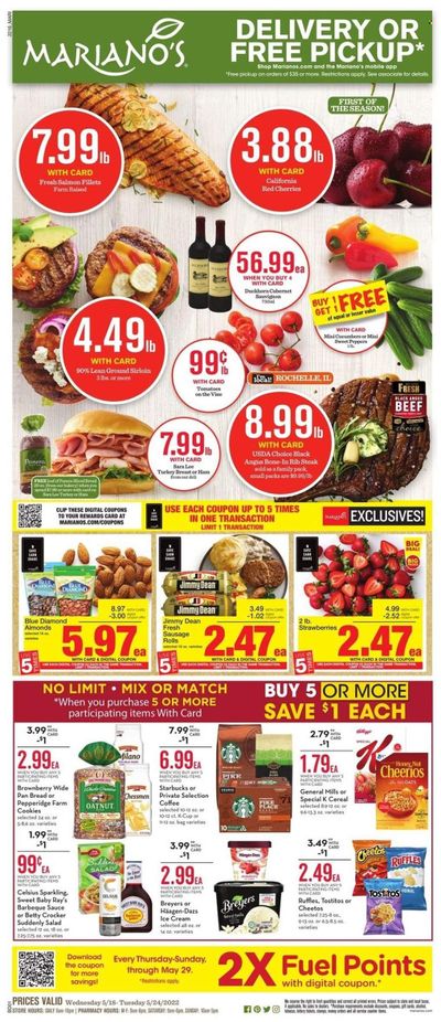 Mariano’s (IL) Weekly Ad Flyer May 19 to May 26