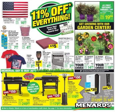 Menards Weekly Ad Flyer May 19 to May 26