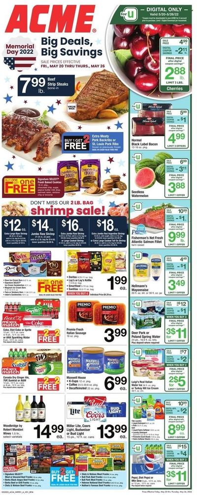 ACME (DE, NJ, NY, PA) Weekly Ad Flyer May 19 to May 26