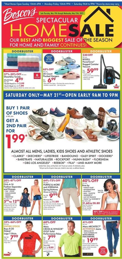Boscov's (CT, DE, MD, NJ, NY, PA) Weekly Ad Flyer May 19 to May 26