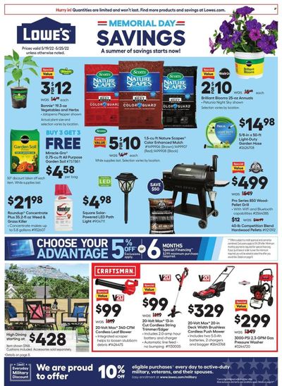 Lowe's Weekly Ad Flyer May 19 to May 26