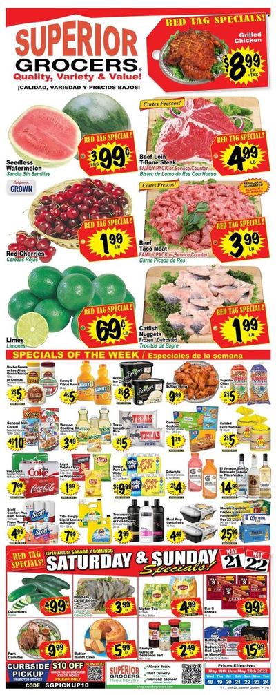 Superior Grocers (CA) Weekly Ad Flyer May 19 to May 26