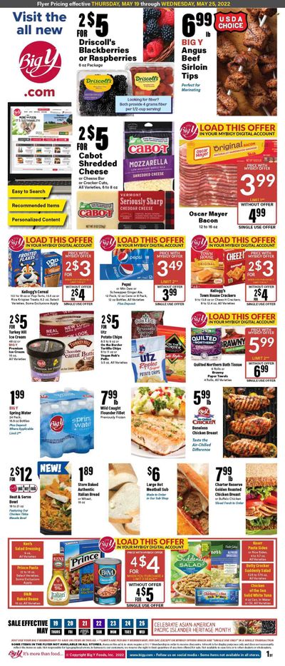 Big Y (MA) Weekly Ad Flyer May 19 to May 26