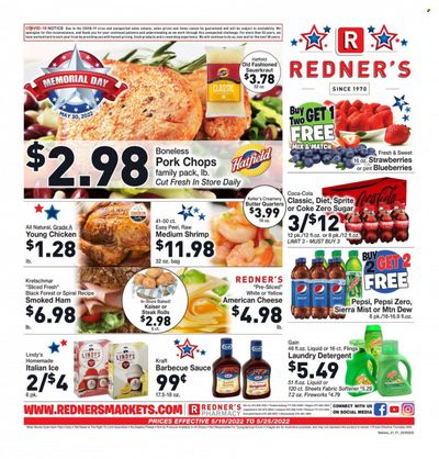 Redner's Markets (DE, MD, PA) Weekly Ad Flyer May 19 to May 26