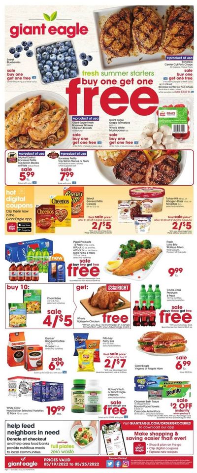 Giant Eagle (OH, PA) Weekly Ad Flyer May 19 to May 26
