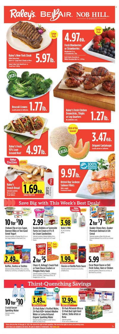 Raley's (CA, NV) Weekly Ad Flyer May 19 to May 26