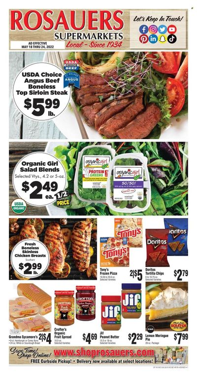 Rosauers (ID, MT, OR, WA) Weekly Ad Flyer May 19 to May 26
