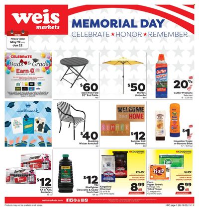 Weis (MD, NY, PA) Weekly Ad Flyer May 19 to May 26