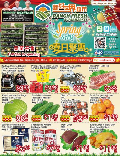 Ranch Fresh Supermarket Flyer May 20 to 26