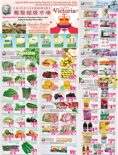 Grant's Food Mart Flyer May 20 to 26