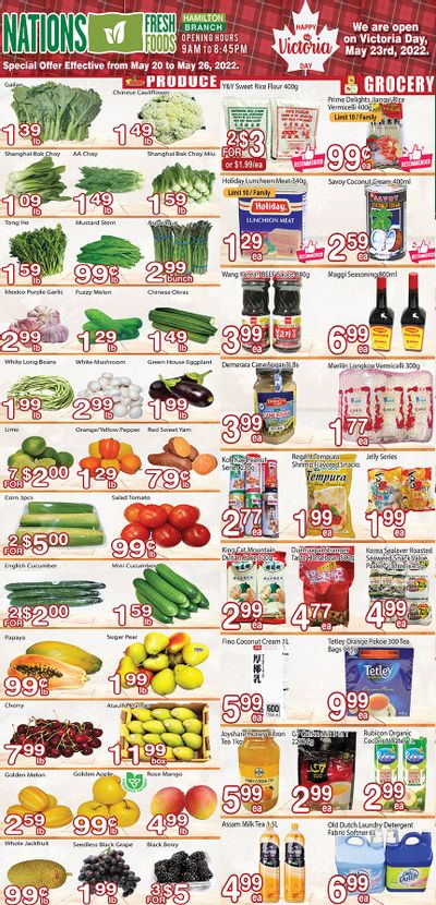 Nations Fresh Foods (Hamilton) Flyer May 20 to 26