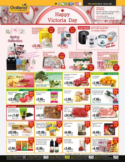 Galleria Supermarket Flyer May 20 to 26
