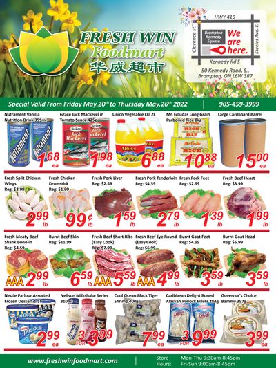 Fresh Win Foodmart Flyer May 20 to 26