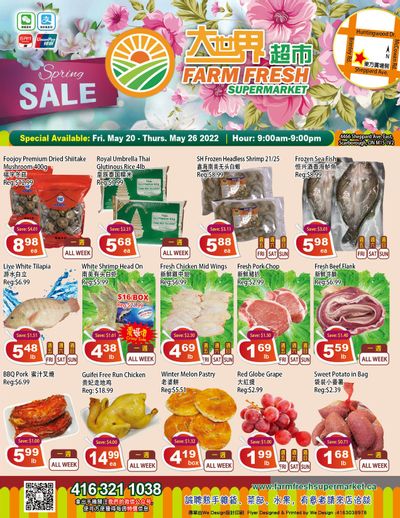 Farm Fresh Supermarket Flyer May 20 to 26