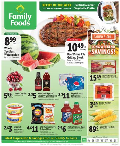 Family Foods Flyer May 20 to 26