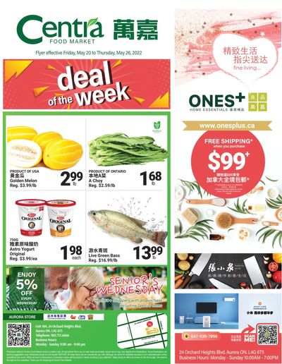 Centra Foods (Aurora) Flyer May 20 to 26