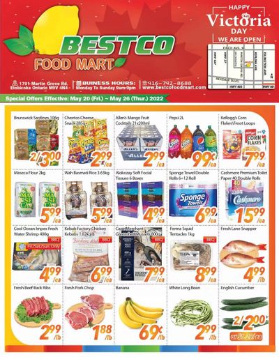 BestCo Food Mart (Etobicoke) Flyer May 20 to 26