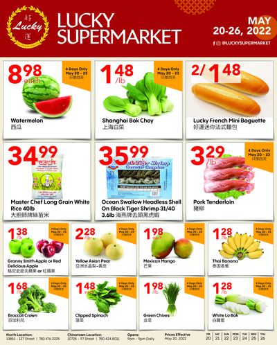 Lucky Supermarket (Edmonton) Flyer May 20 to 26