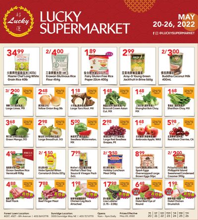 Lucky Supermarket (Calgary) Flyer May 20 to 26