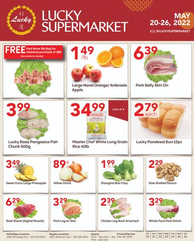 Lucky Supermarket (Winnipeg) Flyer May 20 to 26