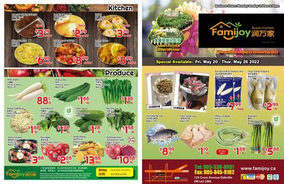 Famijoy Supermarket Flyer May 20 to 26