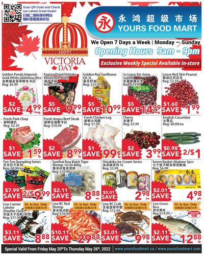 Yours Food Mart Flyer May 20 to 26
