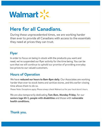 Walmart Flyer March 26 to April 8