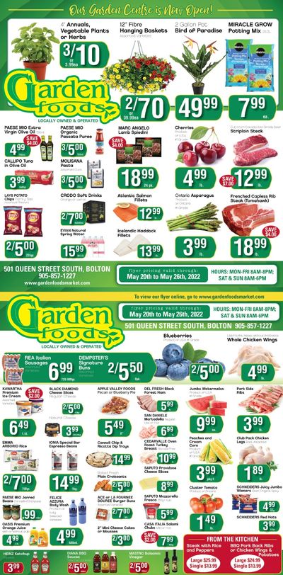 Garden Foods Flyer May 20 to 26