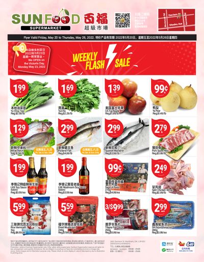Sunfood Supermarket Flyer May 20 to 26