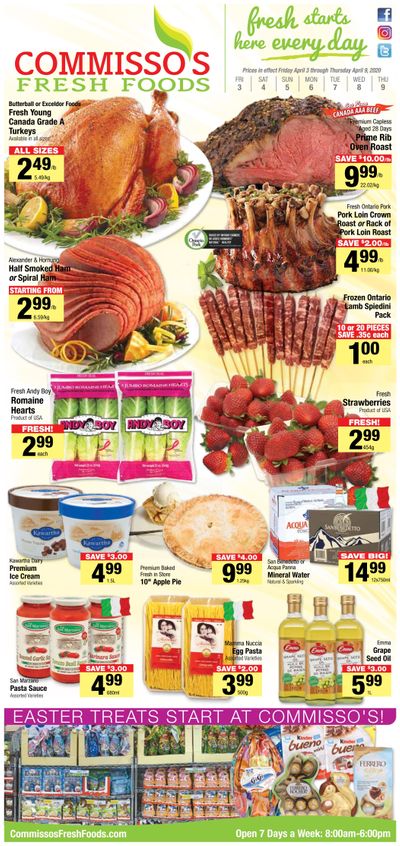 Commisso's Fresh Foods Flyer April 3 to 9