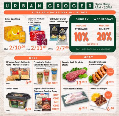 Urban Grocer Flyer May 20 to 26