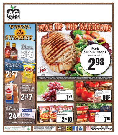 AG Foods Flyer May 22 to 28