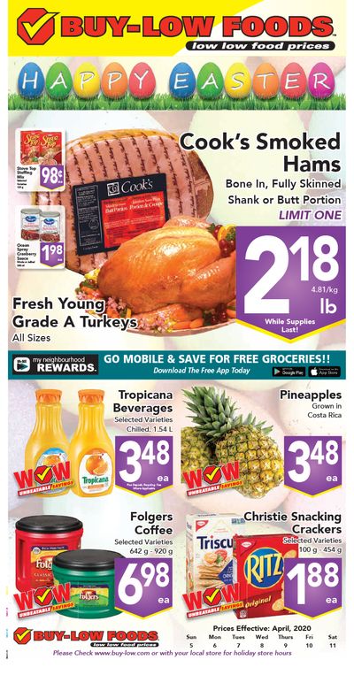 Buy-Low Foods Flyer April 5 to 11