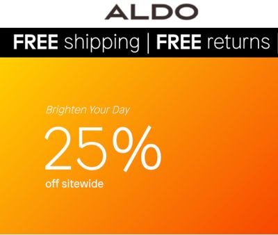ALDO Canada Sale: Save an Extra 25% Off Sitewide + FREE Shipping on All Orders