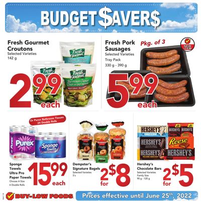 Buy-Low Foods Budget Savers Flyer May 22 to June 25
