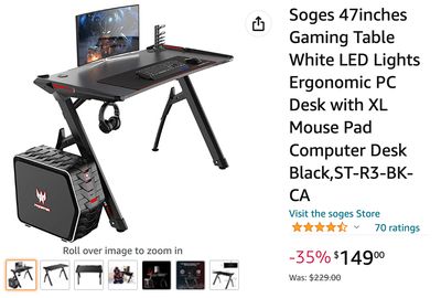 Amazon Canada Deals: Save 35% on Gaming Table + 55% on Painting Kits + 54% on Flashlight Glove with Coupon + More Offers