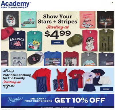 Academy Sports (AL, AR, GA, LA, MO, NC, SC, TN, TX) Weekly Ad Flyer May 22 to May 29
