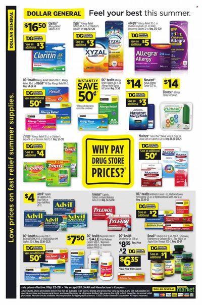 Dollar General Weekly Ad Flyer May 22 to May 29
